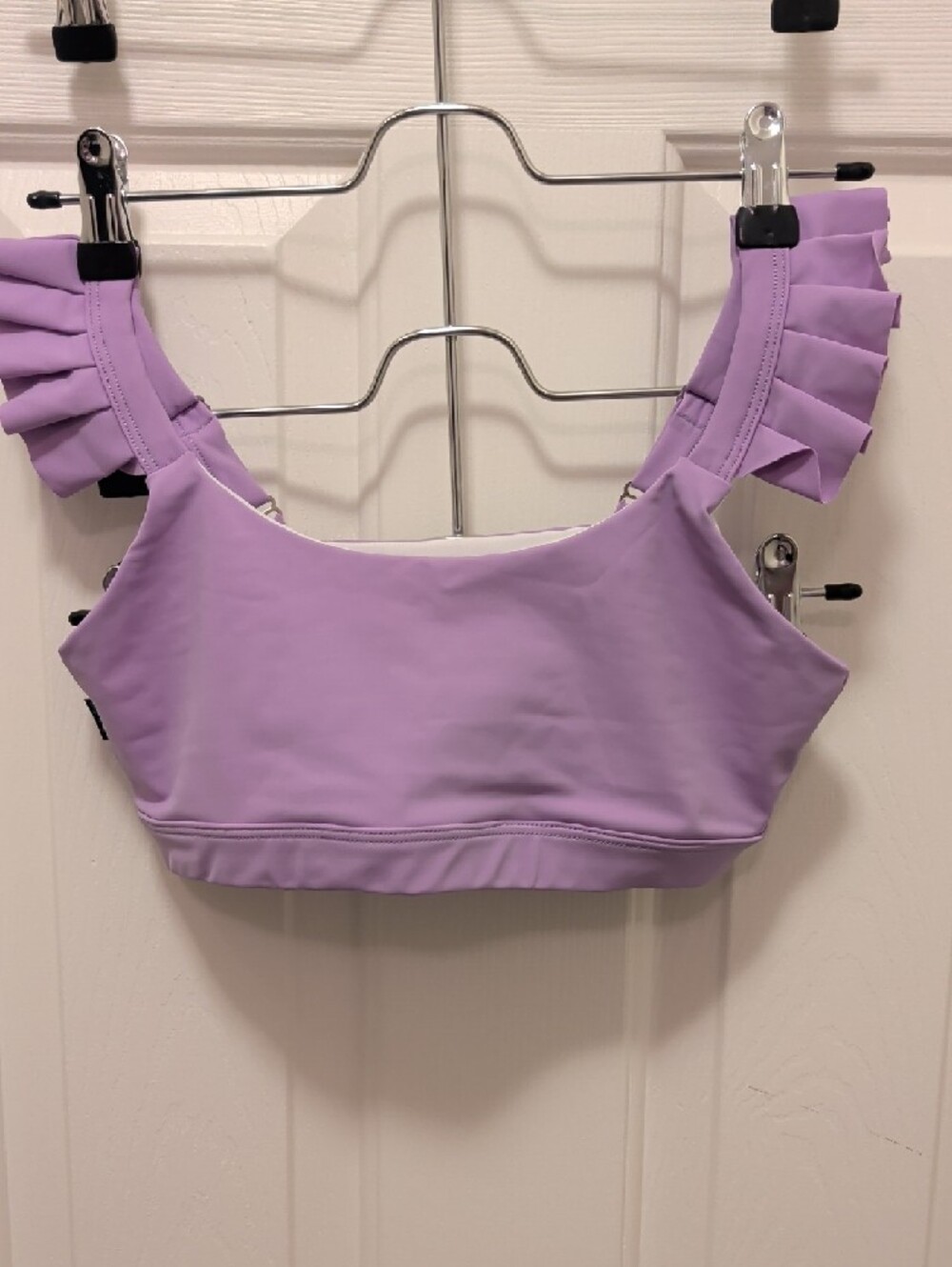 Lulupop Lilac and White Pole Fitness Outfit - Picture 7 of 16